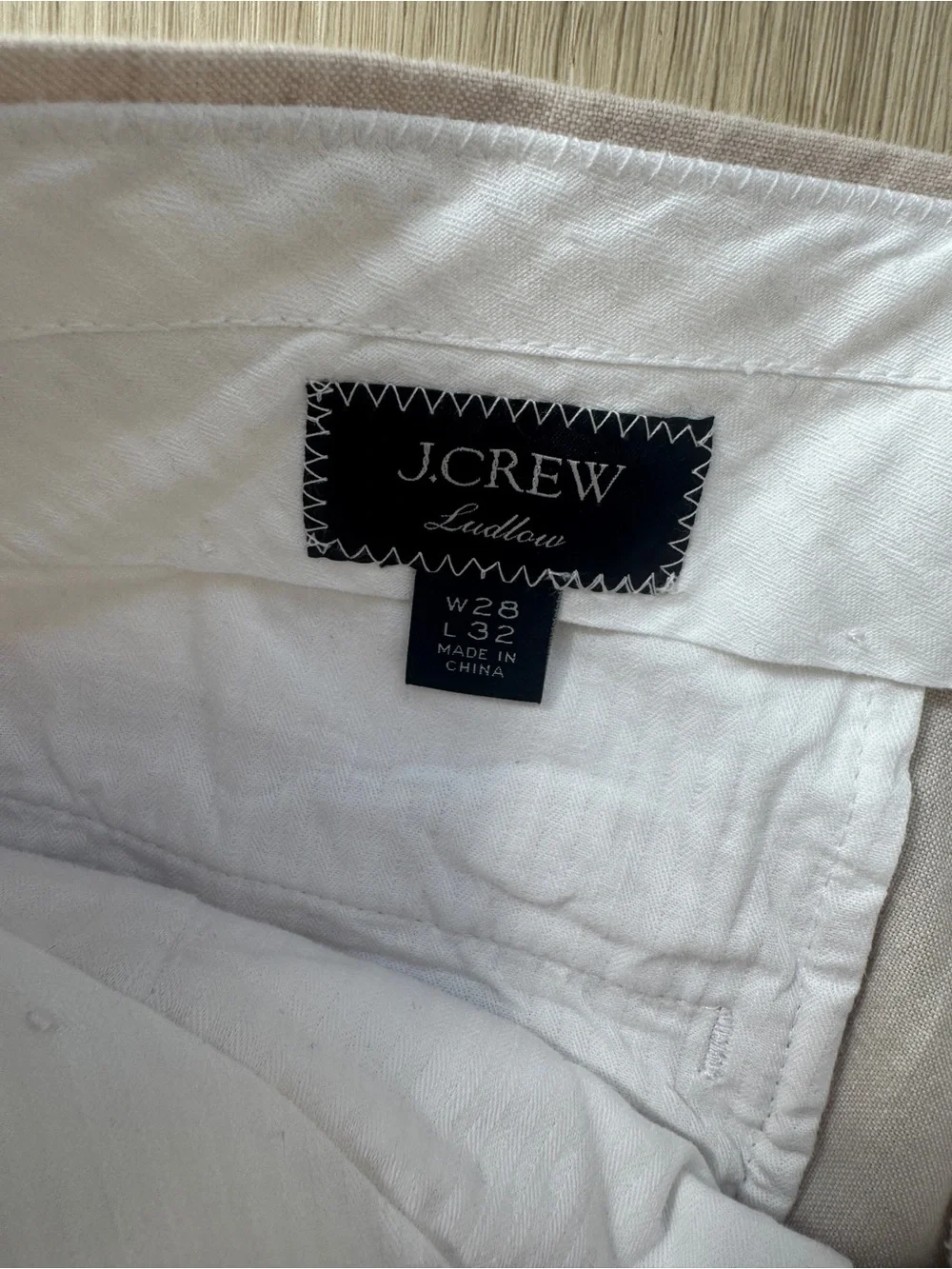 J. Crew slim tapered